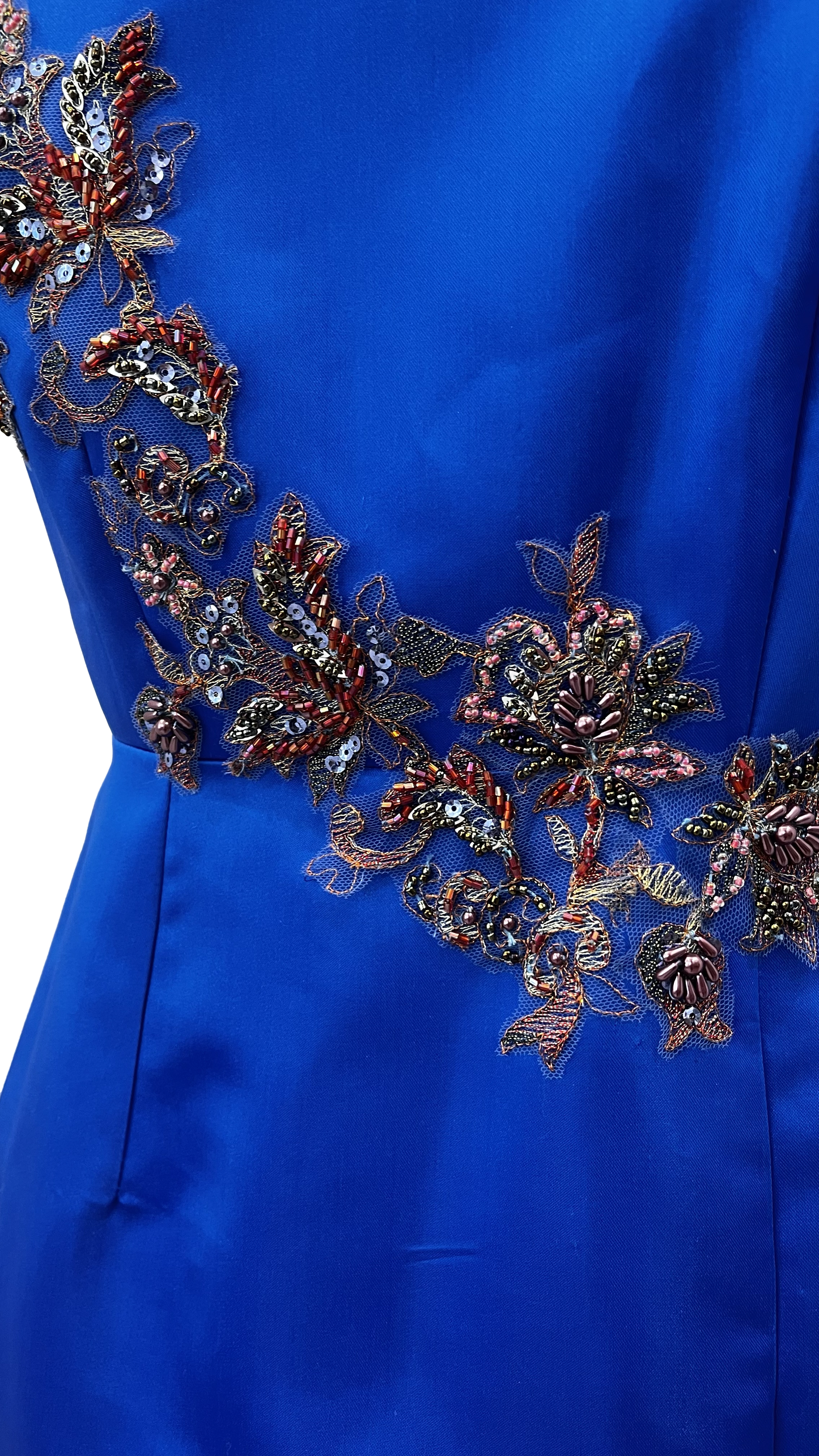 Robe de cocktail Bleu royal