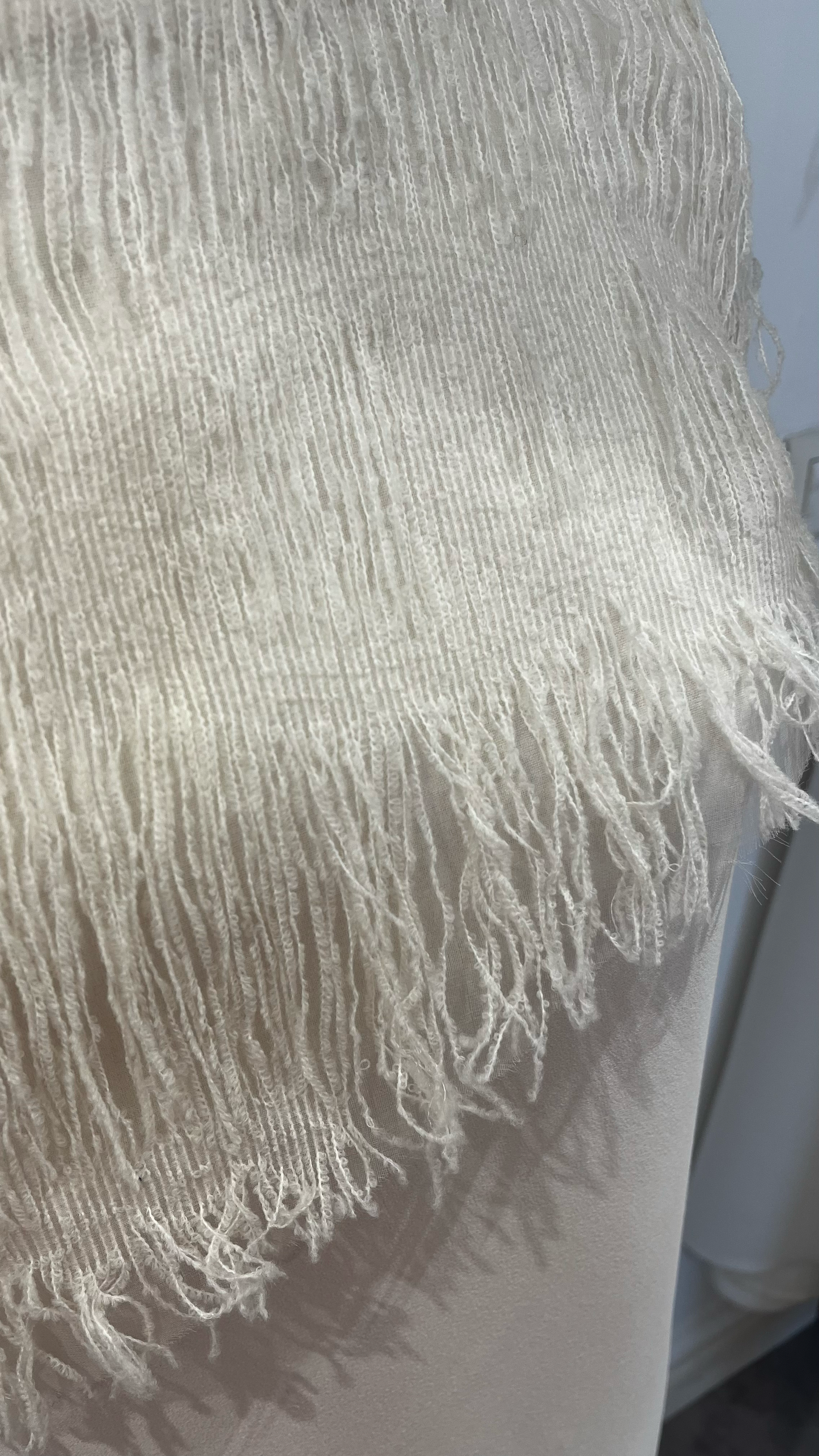 Robe franges